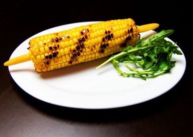 grilled corncob