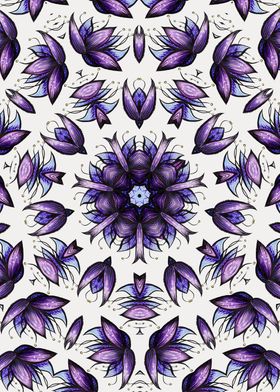 Kaleidoscopic Floral Art