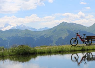 E Bike in the Alps