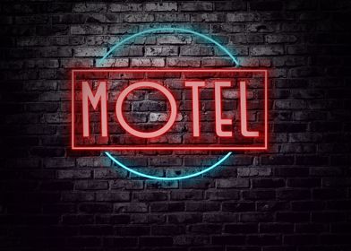 Neon Motel Sign