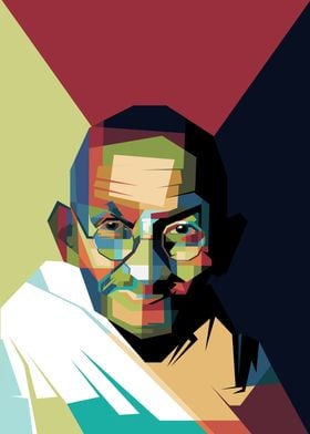 Mahatma Gandhi Pop Art