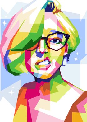 Sketch pop art people