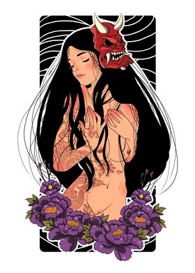 Oni Nude Geisha