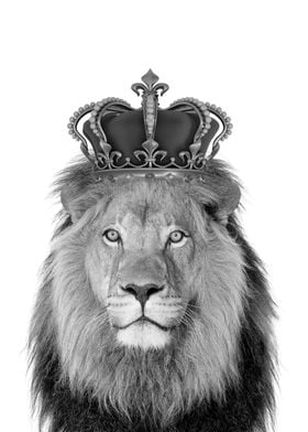 Featured image of post Lion And Lioness Print With Crowns / Print or ready to hang canvas: