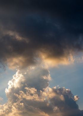 dramatic clouds