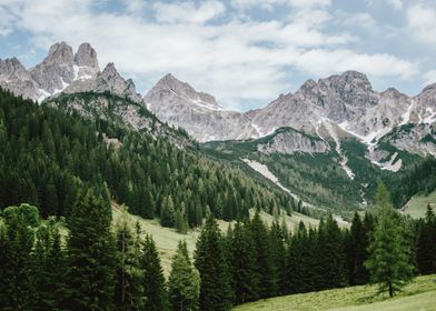 Austrian Alps Landscape
