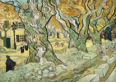 Van Gogh The Road Menders