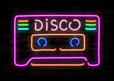 Disco Cassette Man Cave