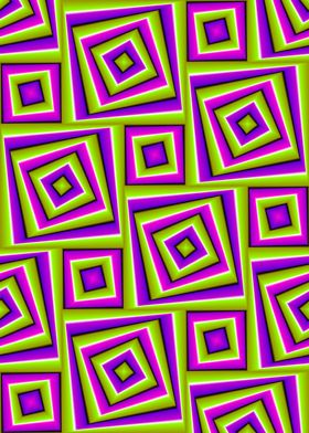 Green and purple squares 