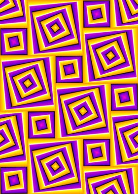 Yellow and purple squares