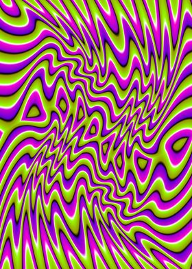 Abstract motion illusion