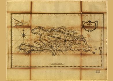 Hispaniola Map 1796