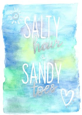 Boho Salty Hair Sandy Toes