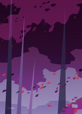 Violet Trees 1