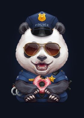 Panda Police Officer