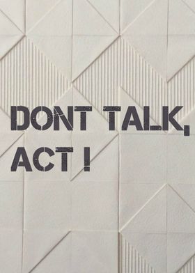 Dont Talk Act