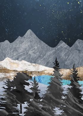 Mountains Night