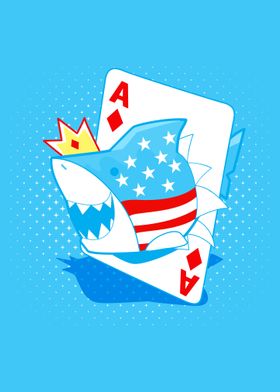 American Shark USA card