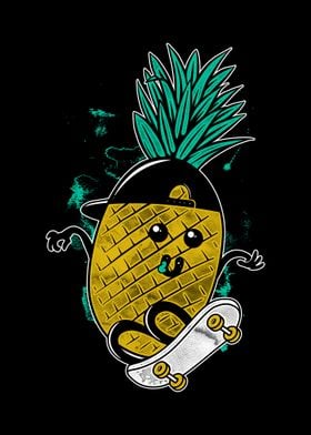 Pineapple Skateboarding