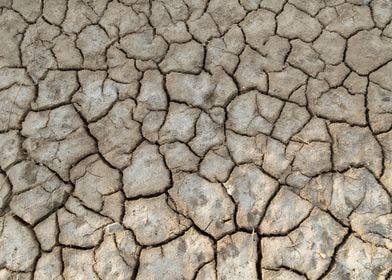 A dried out riverbed