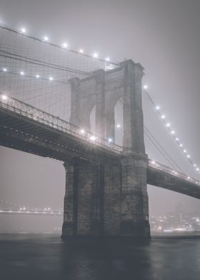 Brooklyn Bridge lights