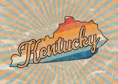 Kentucky State Vintage 70s