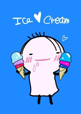 I love ice creams