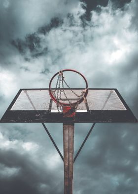 Basketball Hoop clouds
