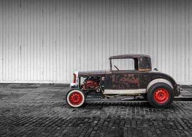 Rat Rod Black and Red