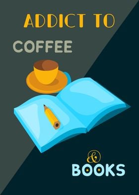Addict to Coffee and Books