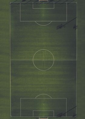 Soccer Pitch aerial view