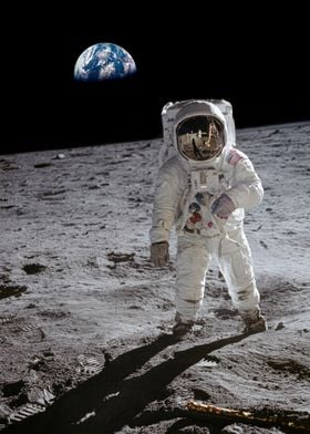 Aldrin on the Moon