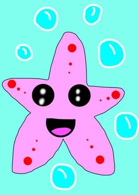 Kawaii Starfish