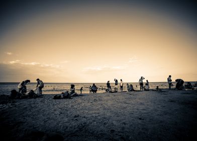 People at the beach