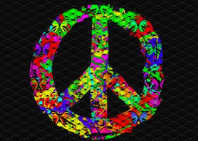 Mosaic Peace Sign