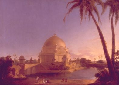 Domed Building Painting