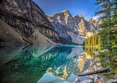 Lake Moraine in Canada