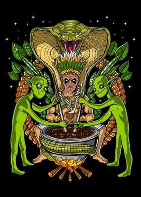 Psychedelic Ayahuasca Trip