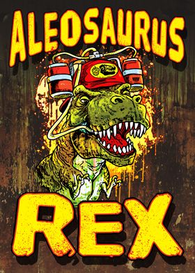 Allosaurus Rex Beer Dino