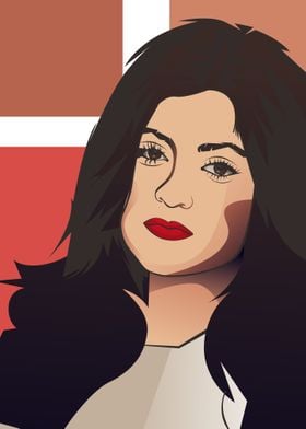 Kylie Jenner Carton design