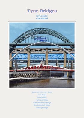 The Tyne Bridges