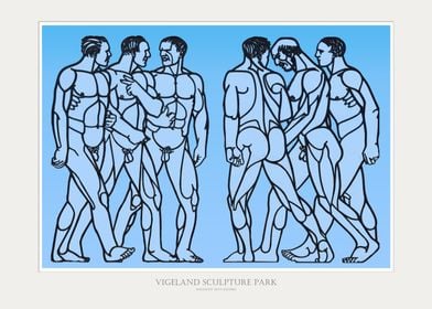 Vigeland iron figures