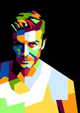David Beckham in Portrait