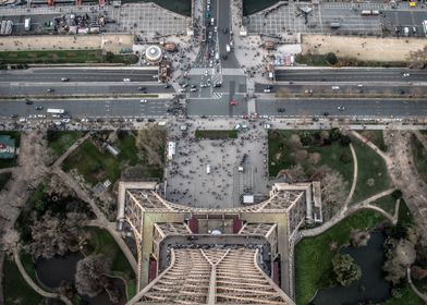 View from the eiffel tower