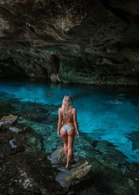 Serene cave