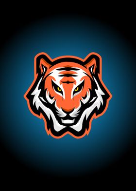 tiger head mascot