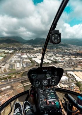 Honolulu aerial view