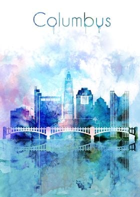 Columbus Ohio Skyline