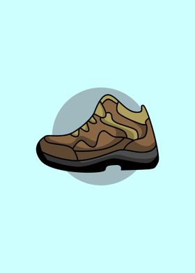 HIKING BOOT FLAT COLOR