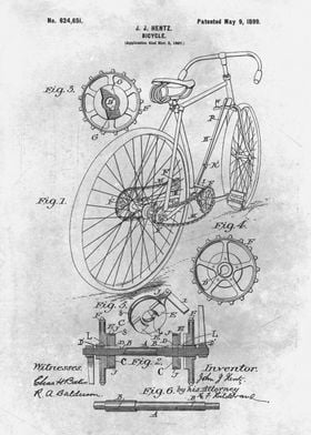 No009 1897 Bicycle